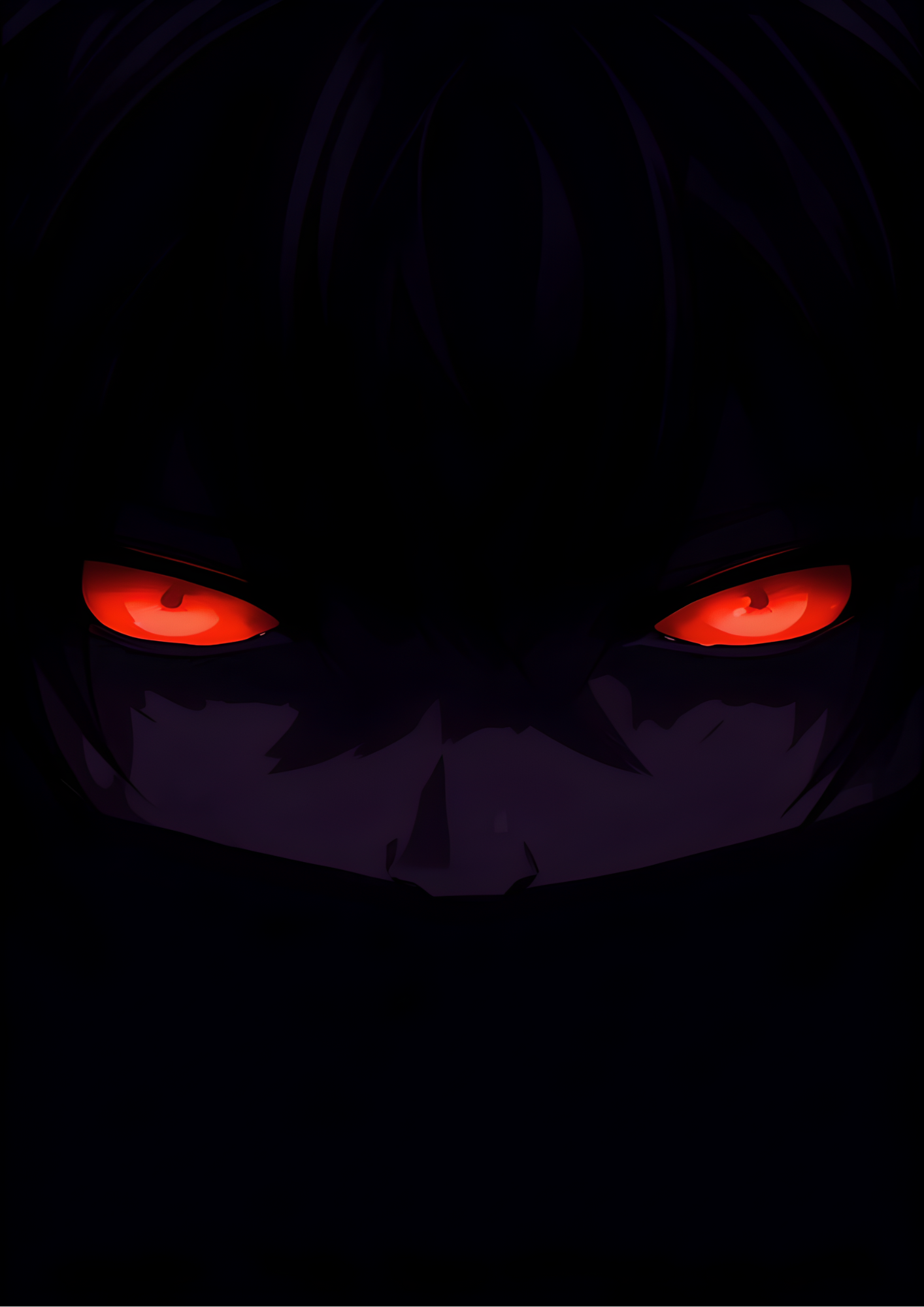 Anime red eyes