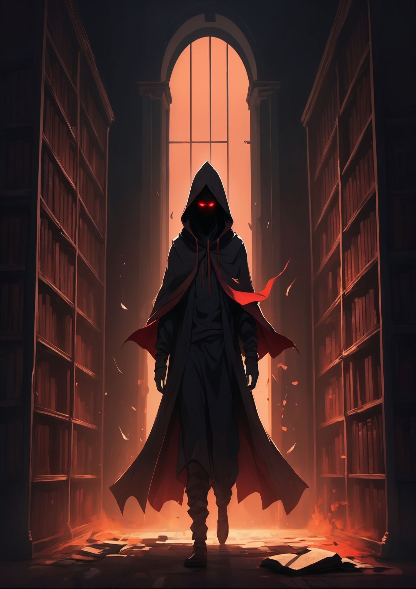 Anime cloaked hero