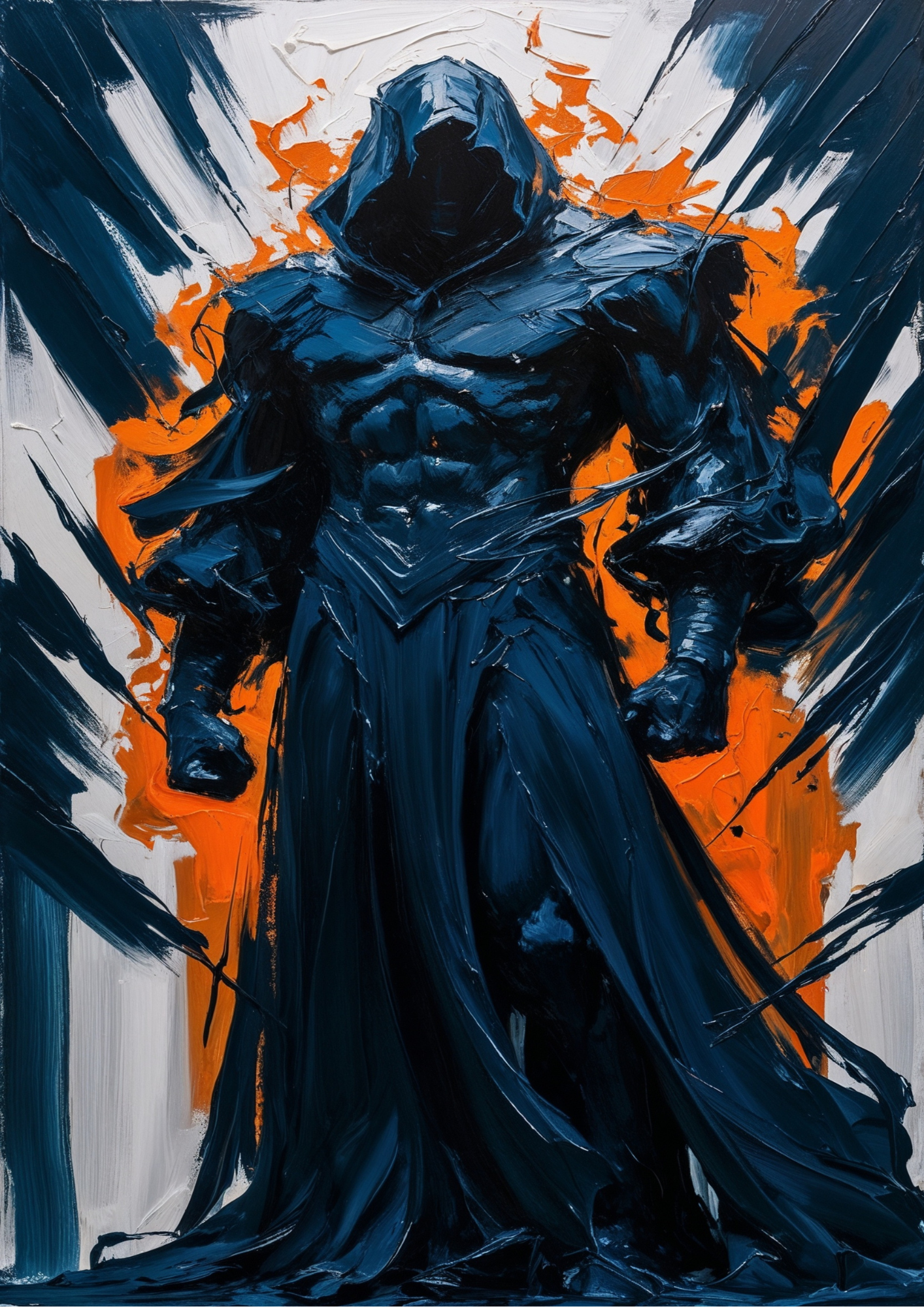 Anime hero art style