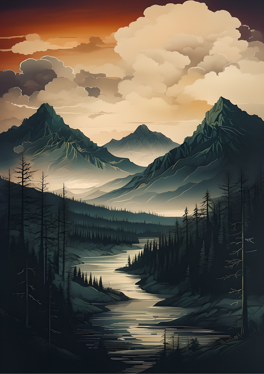 Art Three Mountains