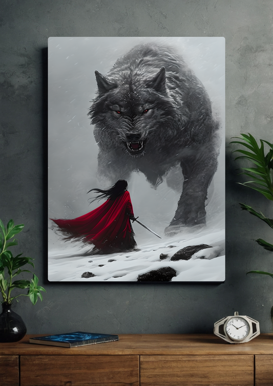 Fantasy giant wolf