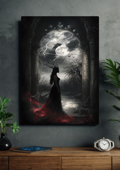 Fantasy dark witch