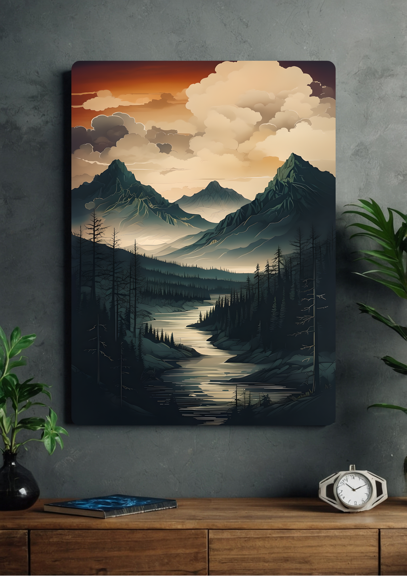 Art Three Mountains