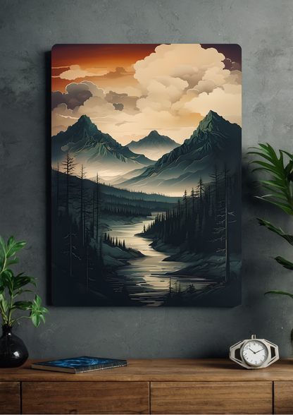 Art Three Mountains