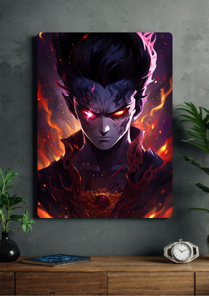 Anime Character Fiery Aura
