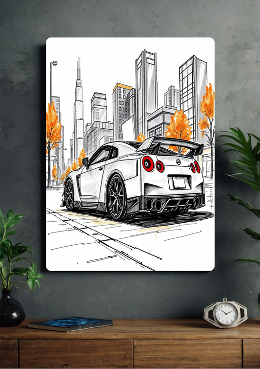 Nissan drawing style