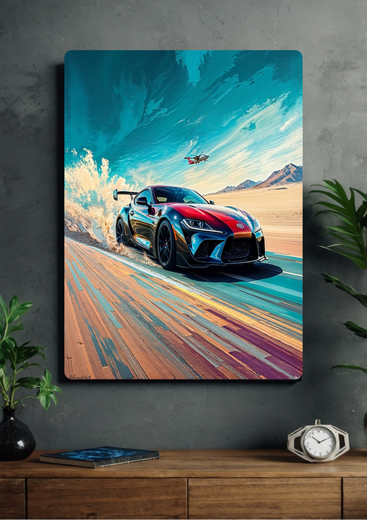Sports car art design