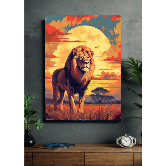 Lion art style