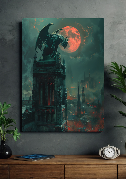 Fantasy dragon art style