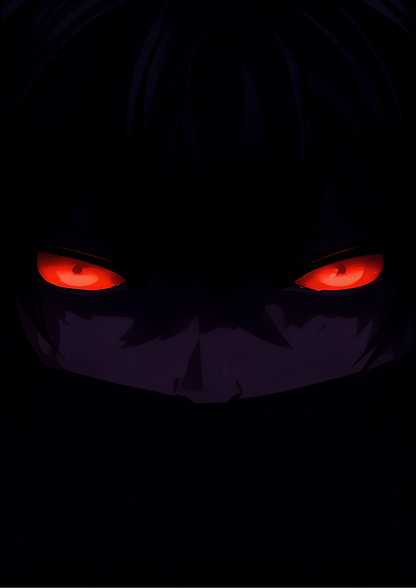 Anime red eyes