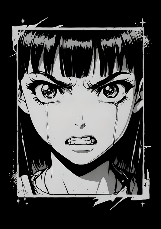 Anime girl in frame