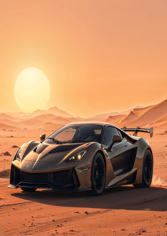 Supercar dessert